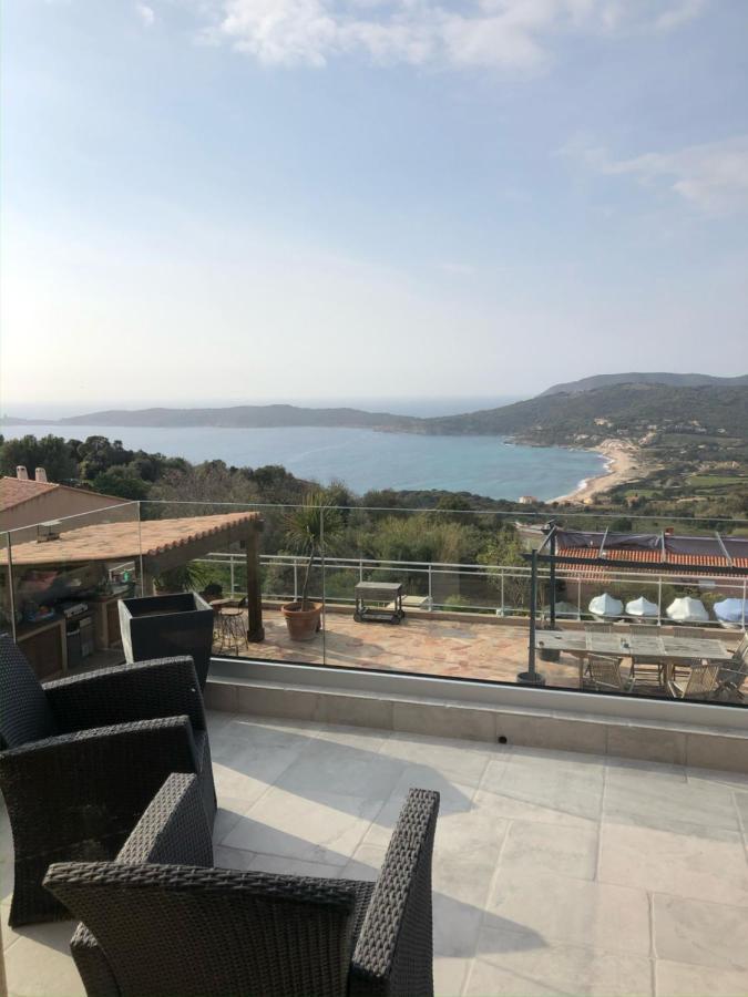 Haut De Villa - Vue Mer Avec Coucher De Soleil Cargèse Exteriér fotografie